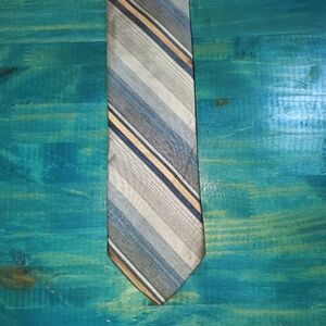 Grey / Blue striped tie NEW